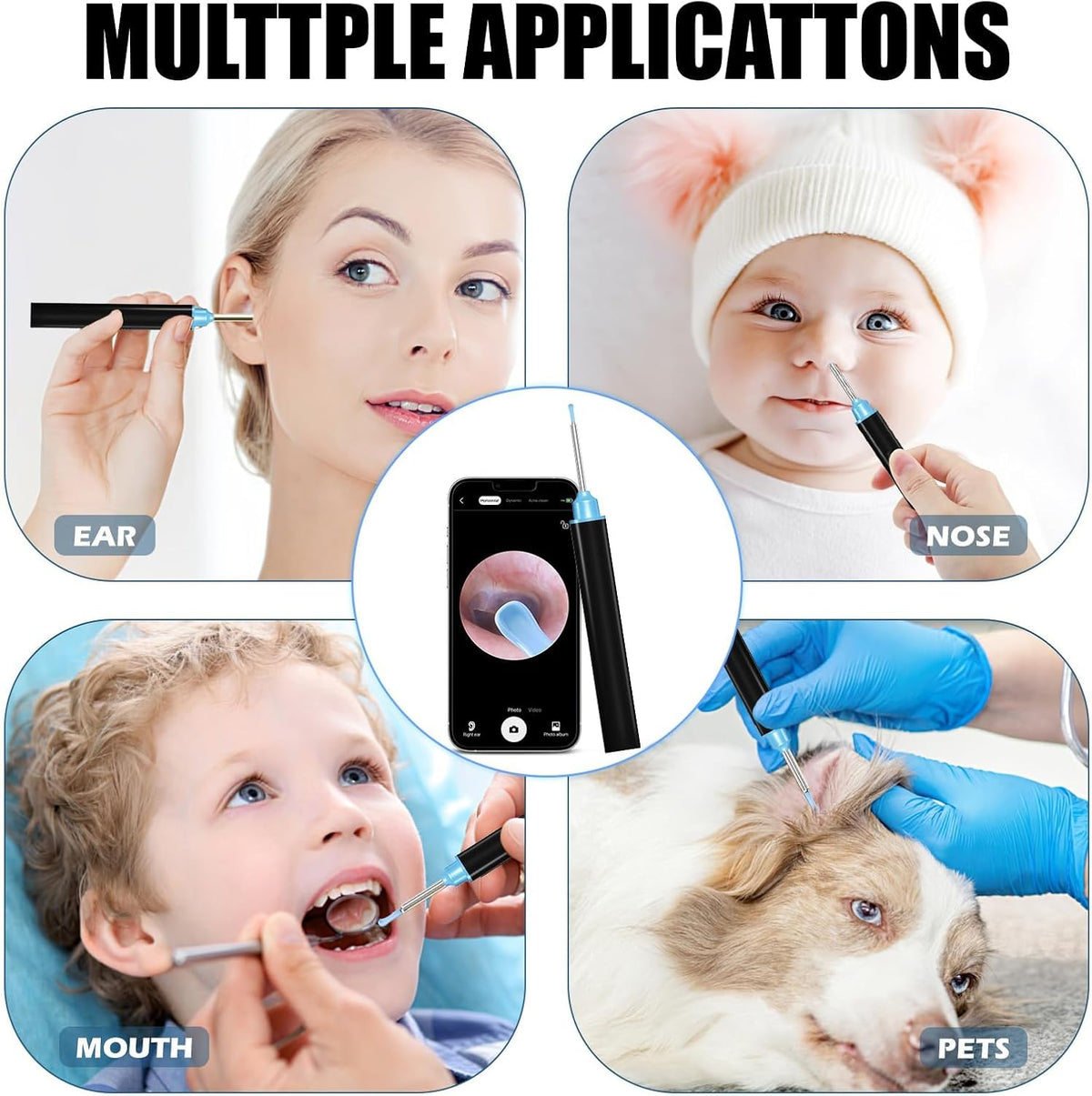 Smart Wireless Ear Cleaner with HD Camera & LED Light ā Ear Wax Removal Cleaning Tool