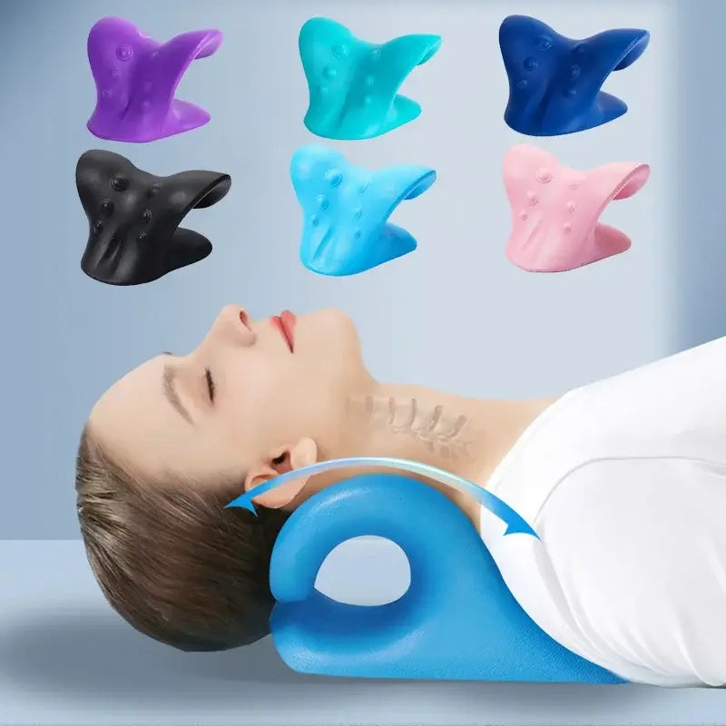 🌿 Cervical Neck Stretcher - Ergonomic Chiropractic Pillow for Neck Pain & Posture Relief – Free Shipping🔥