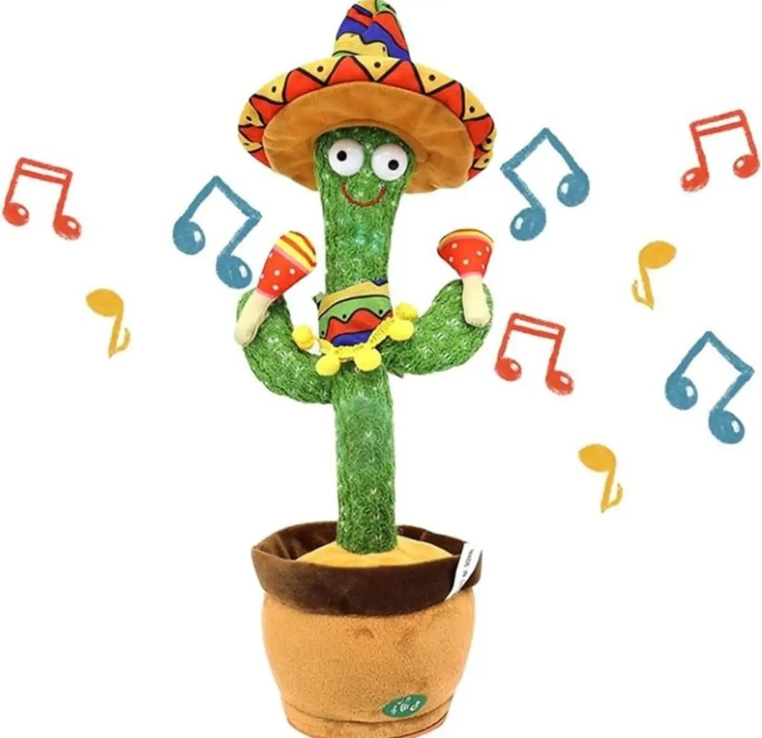 Rechargeable Dancing Cactus Toy