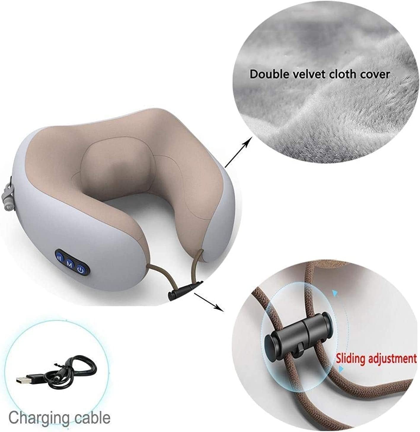 Rechargeable U-Shaped Neck Massager