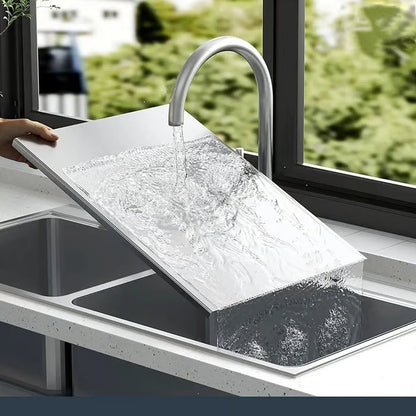 Food Grade Stainless Steel Vegetable Cutting Board – 50% OFF | Free Shipping⚡