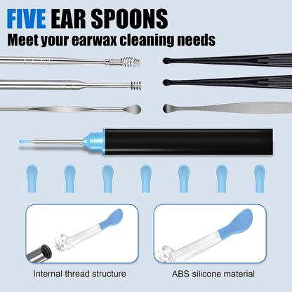 Smart Wireless Ear Cleaner with HD Camera & LED Light – Ear Wax Removal Cleaning Tool