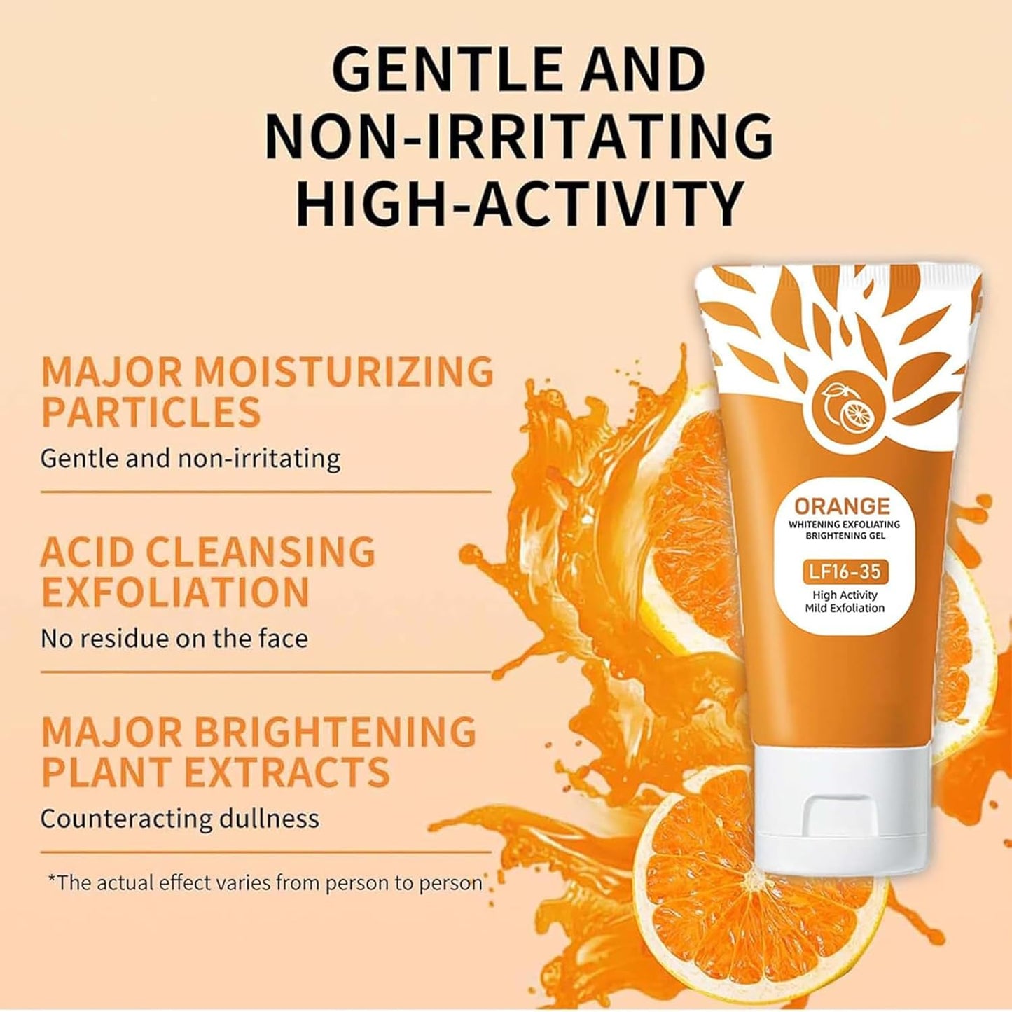 Orange Enzyme Exfoliating Gel 120g – Brightening & Nourishing Skincare