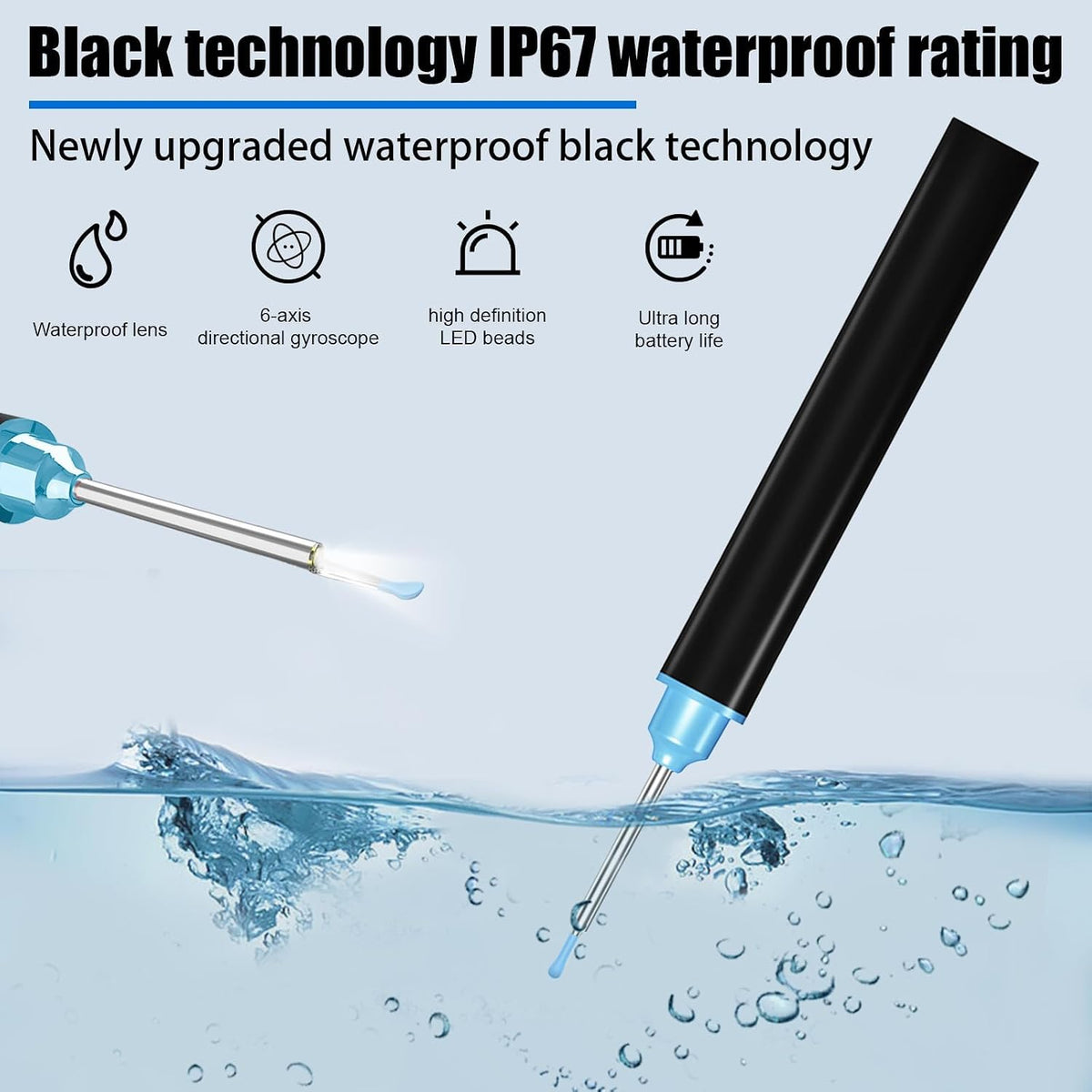 Smart Wireless Ear Cleaner with HD Camera & LED Light – Ear Wax Removal Cleaning Tool