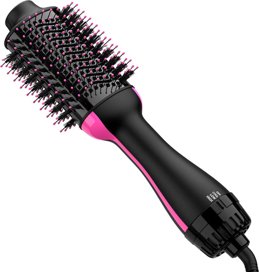 3‑in‑1 Hair Dryer, Straightener & Curler – Easy Styling