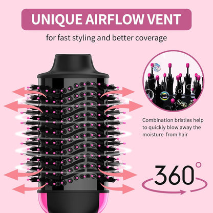3‑in‑1 Hair Dryer, Straightener & Curler – Easy Styling