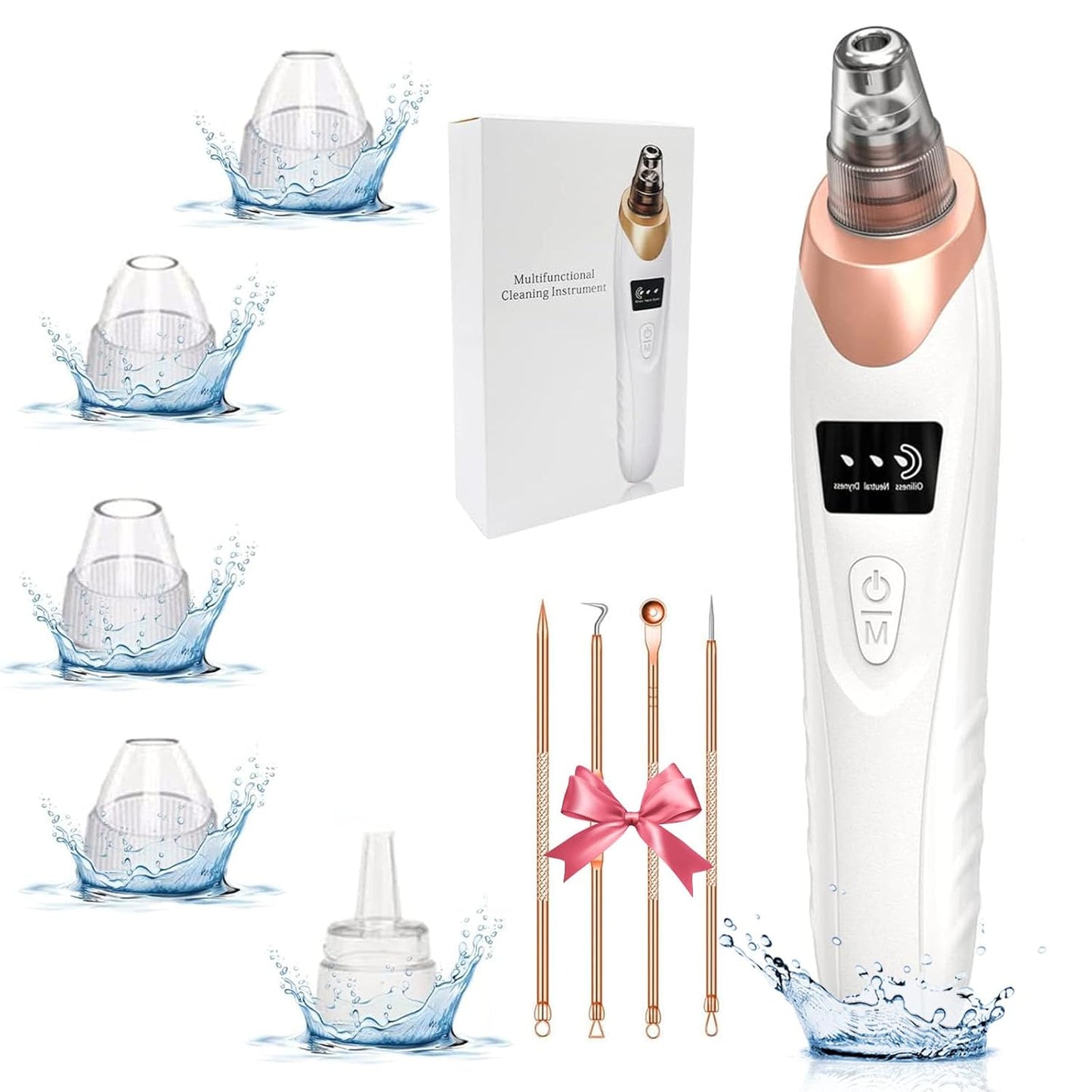 4‑in‑1 Blackhead Removal Suction Machine – Cell Operated