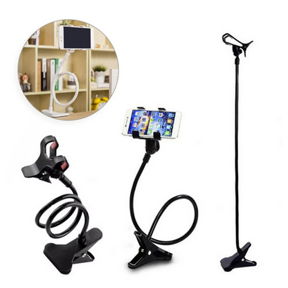 Flexible Snake Mobile Stand – Adjustable Lazy Phone Holder for Desk, Bed and Table