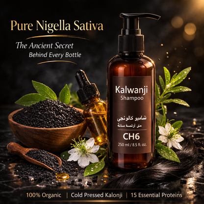 Organic Kalwanji Shampoo CH6 – Black Seed Hair Cleanser