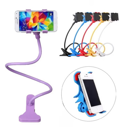 Flexible Snake Mobile Stand – Adjustable Lazy Phone Holder for Desk, Bed and Table