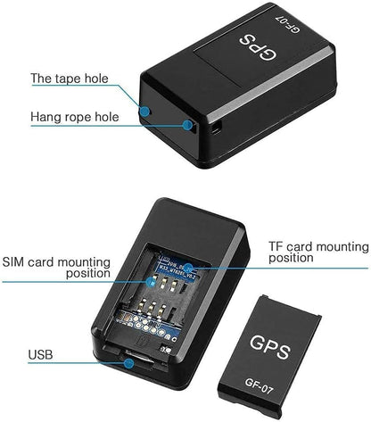GPS Tracker With Box GF-07 – Rechargeable Mini Car & Bike Tracking Device