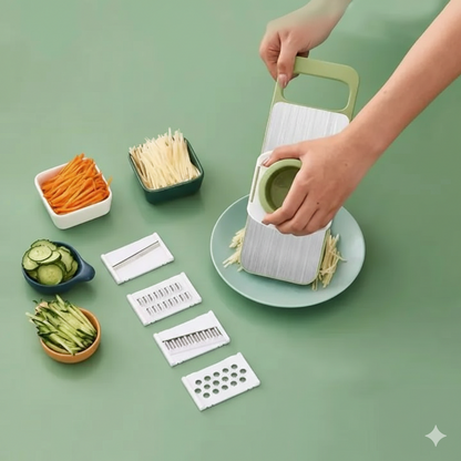 Ramadan Sale Offer 5 in 1 Multifunction Vegetable Slicer Cutter