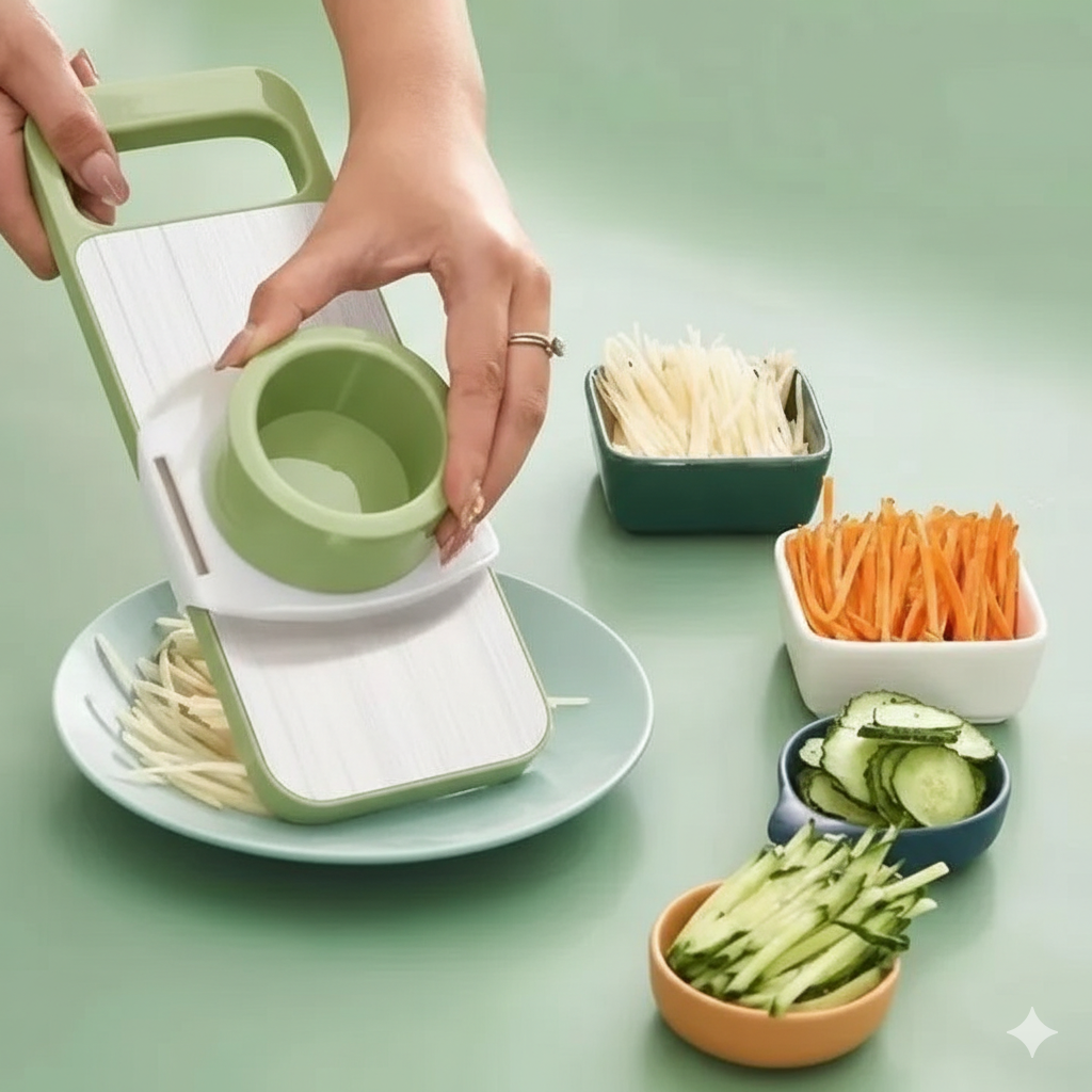Ramadan Sale Offer 5 in 1 Multifunction Vegetable Slicer Cutter